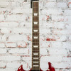 Gibson - SG Standard '61 - Left-Handed Electric Guitar - Vintage Cherry with  Hardshell Case (SG6100LVENH1)