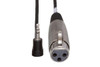 Hosa - XVM110F - Microphone Cable - XLR3F to Right-angle 3.5 mm TRS - 10ft