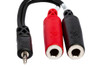 Hosa YMP-137 Stereo Breakout, 3.5mm TRS to Dual 1/4" TSF