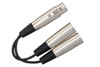 Hosa YXM-101.5 XLR3F to Dual XLR3M 18"
