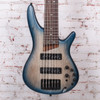 Ibanez SR SR606E Standard 6-String Electric Bass Cosmic Blue Starburst Flat