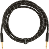 Fender Deluxe Series Instrument Cable, Straight/Straight, 10', Black Tweed