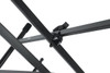 Gator - Frameworks: GFW-KEY-2000X - Deluxe "X" Style Keyboard Stand - Black