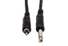 Hosa Unbalanced Interconnect, 1/4 in TS to RCA, 5 ft