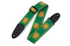 Levy's 2" Wide Green Jacquard Guitar Strap.