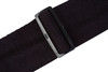 Levy's 3 in. Wide Black Cotton Bass Guitar Strap