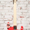 EVH Striped Series LH R/B/W, Maple Fingerboard, Red, Black and White Stripes x0490