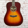 D'Angelico Excel Lexington Acoustic-Electric Dreadnought Vintage Sunburst w/ Hardshell Case, B-stock 