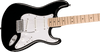 Squier Squier Sonic Stratocaster, Maple Fingerboard, White Pickguard, Black