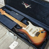 Fender - Custom Shop B2 Postmodern - Stratocaster® Electric Guitar - Journeyman Relic® - Maple Fingerboard - Bleached 3-Color Sunburst - w/ Deluxe Hardshell Case - x6398