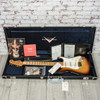 Fender - Custom Shop B2 Postmodern - Stratocaster® Electric Guitar - Journeyman Relic® - Maple Fingerboard - Bleached 3-Color Sunburst - w/ Deluxe Hardshell Case - x6398