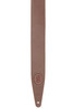 Levy's Leathers - MGS80CS-BLK-HNY - Padded Garment Leather Guitar Strap - Brown/Green - 2.5"