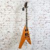 Gibson - Dave Mustaine Flying V EXP - Electric Guitar - Antique Natural w/ Custom Hardshell Case with Dave Mustaine Silhouette - x0264