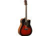 Yamaha - A1M Acoustic-Electric Guitar w/ Folk Cutaway - Mahogany - Tobacco Brown Sunburst 