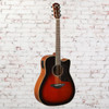 Yamaha - A1M Acoustic-Electric Guitar with  Folk Cutaway - Mahogany - Tobacco Brown Sunburst (A1M TBS)