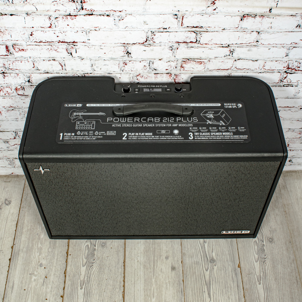 Line 6 - Powercab 212 Plus - Powered Guitar Cabinet - 2x12 - 500W