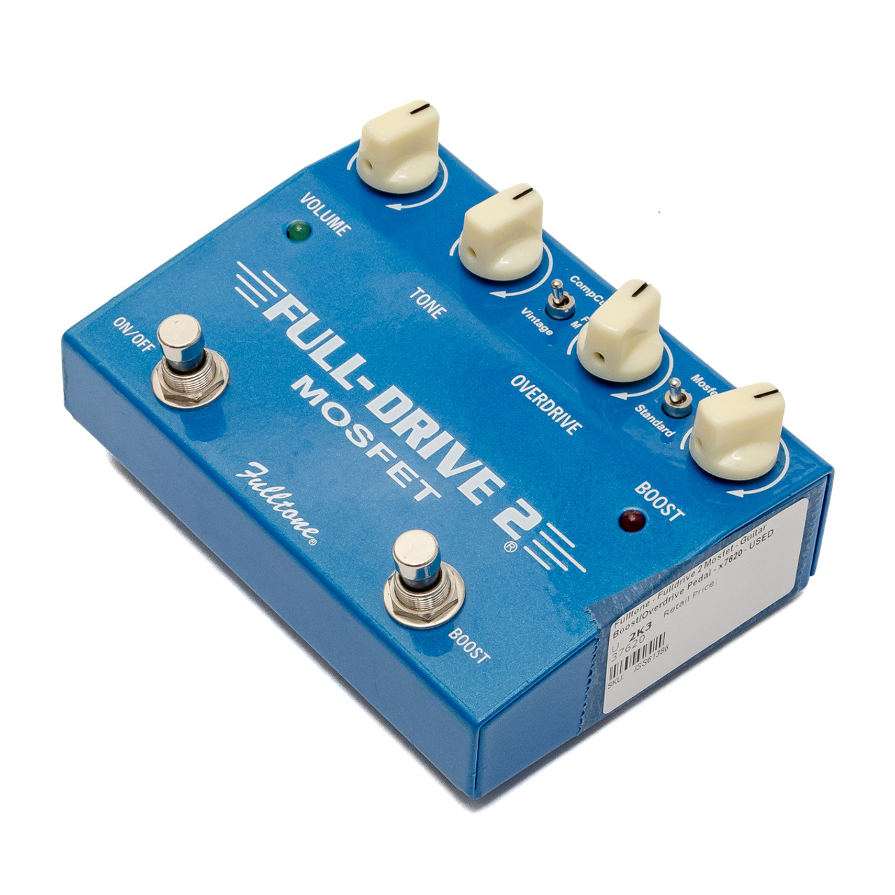 Fulltone - Fulldrive 2 Mosfet - Guitar Boost/Overdrive Pedal