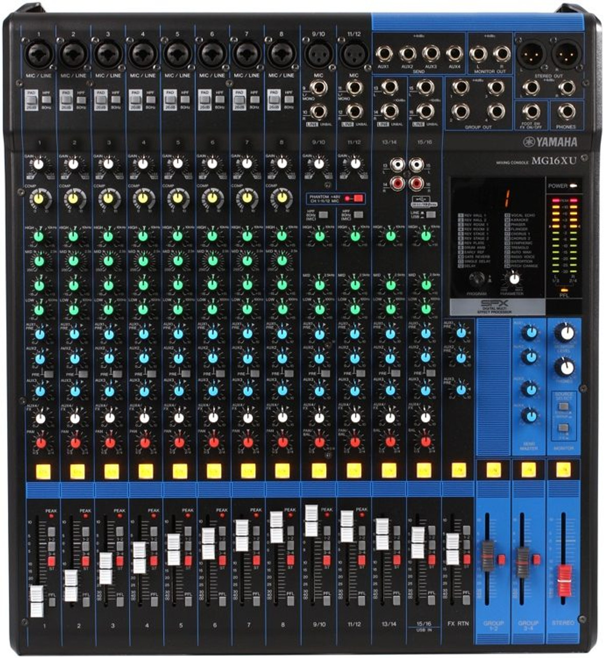 Yamaha MG16XU Mixer with USB and FX