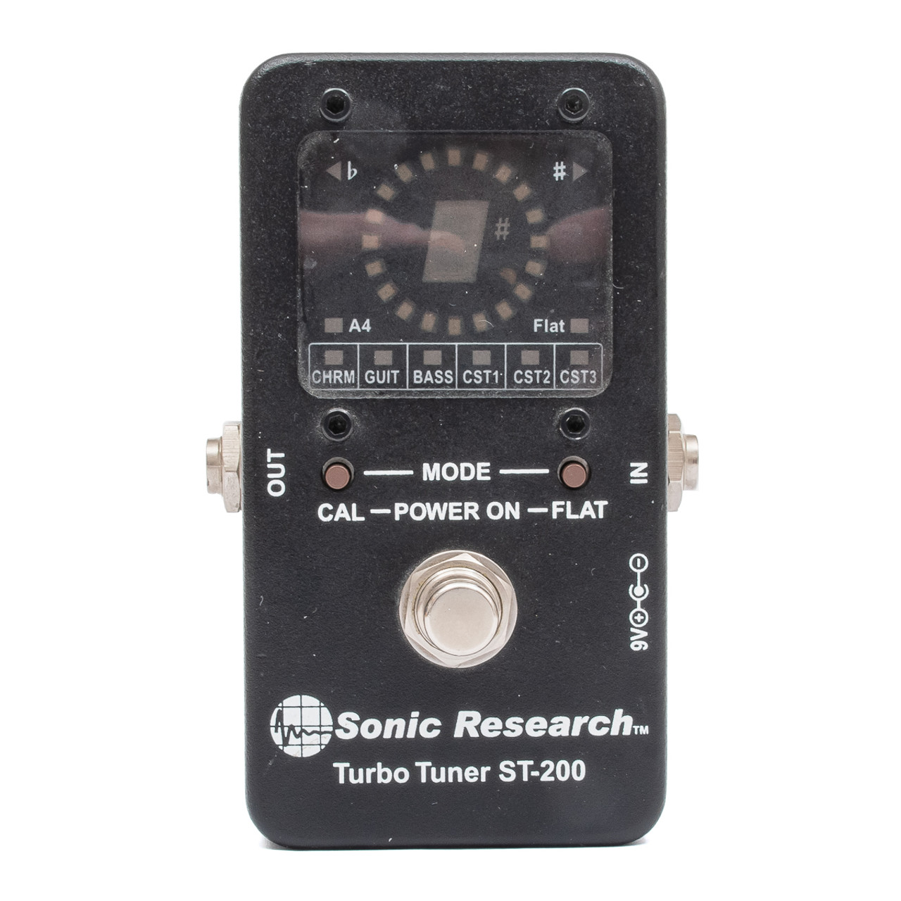 Sonic Research - Turbo Tuner ST-200 - Strobe Pedal Tuner - x0422