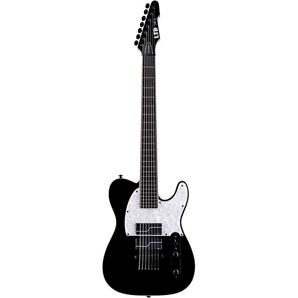 LTD ESP - SCT-607B - 7-String Baritone Electric Guitar -Black - w