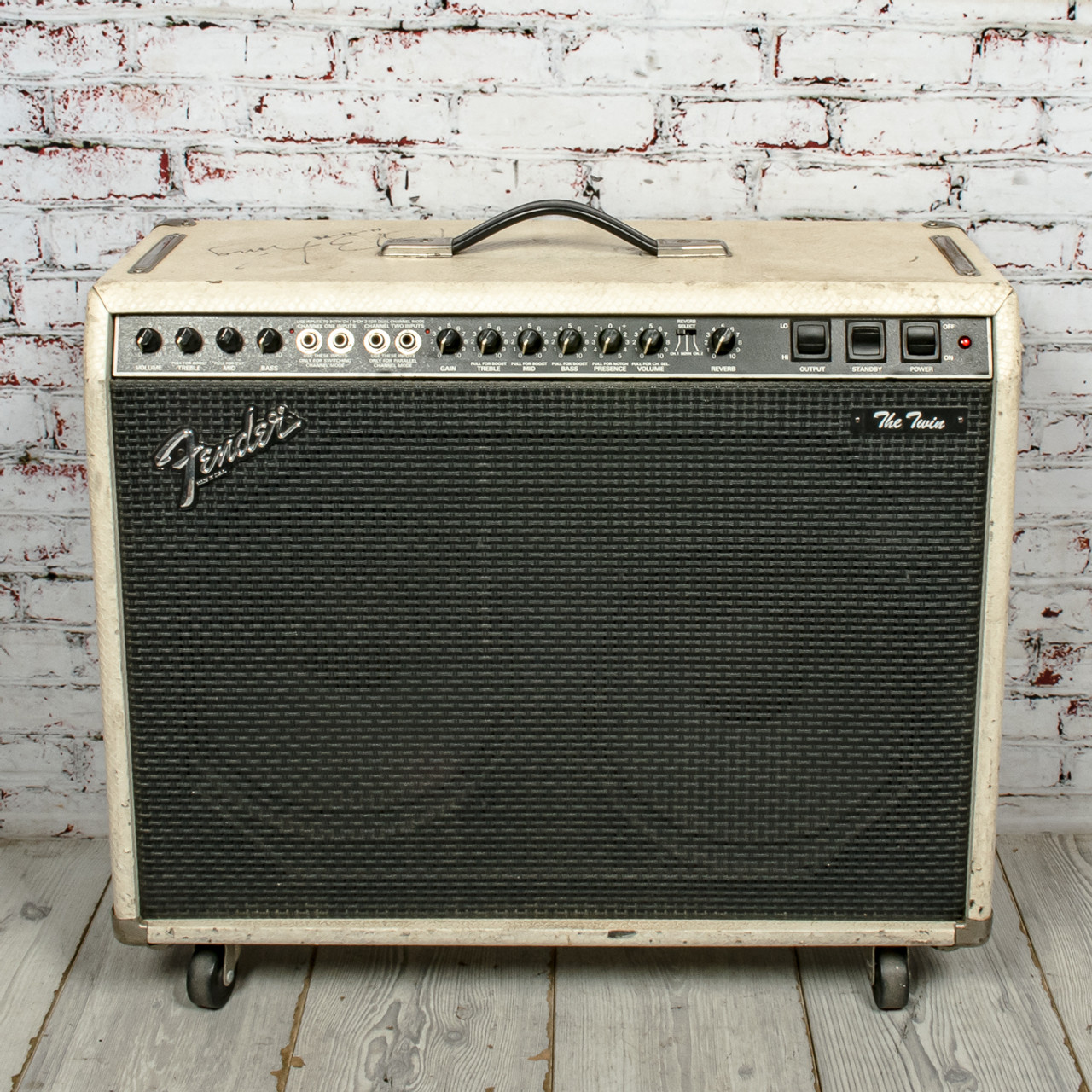 Fender - The Twin - Late 80s Tube Guitar Combo Amp, 2x12