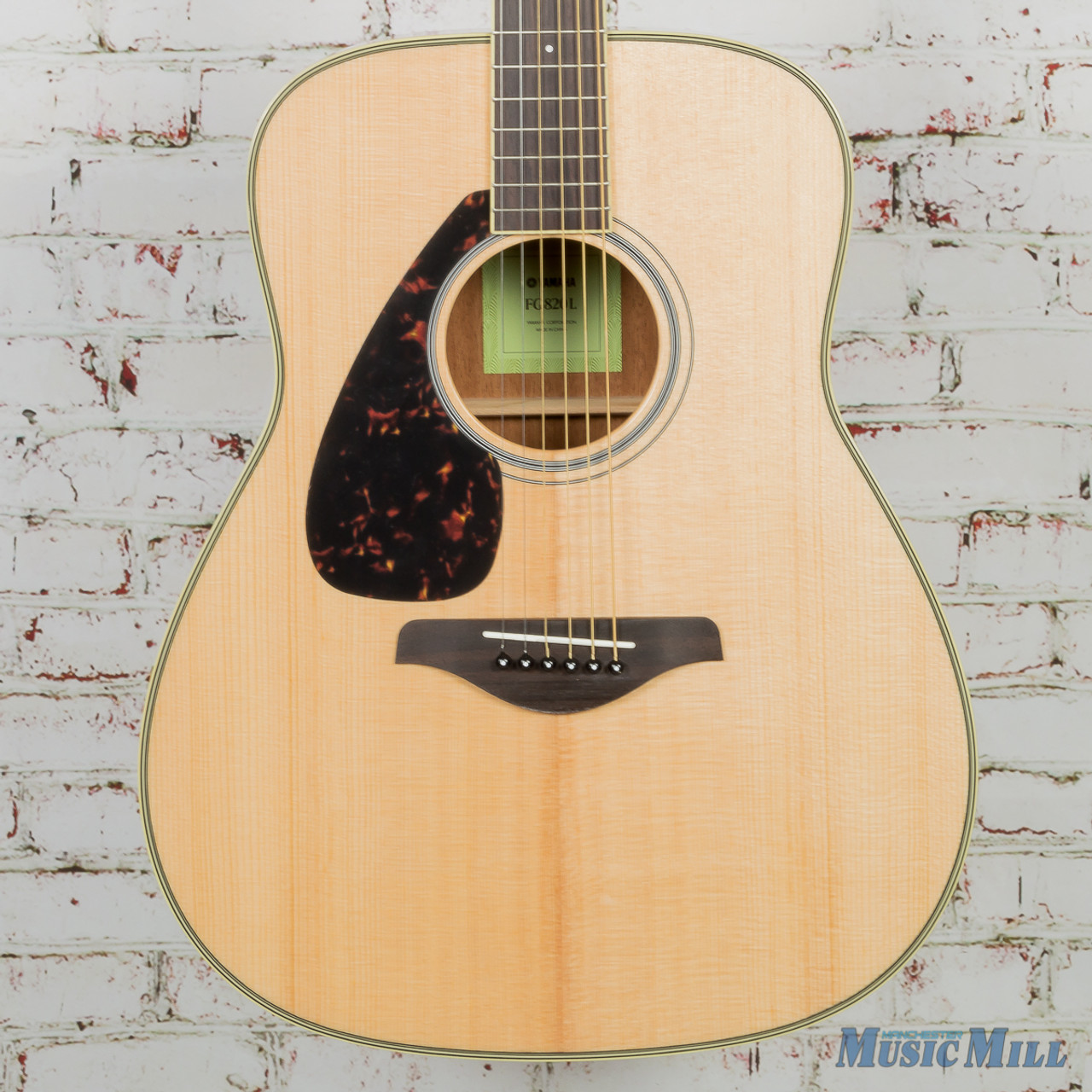 Yamaha FG820L Left-Handed Folk Acoustic Guitar Natural