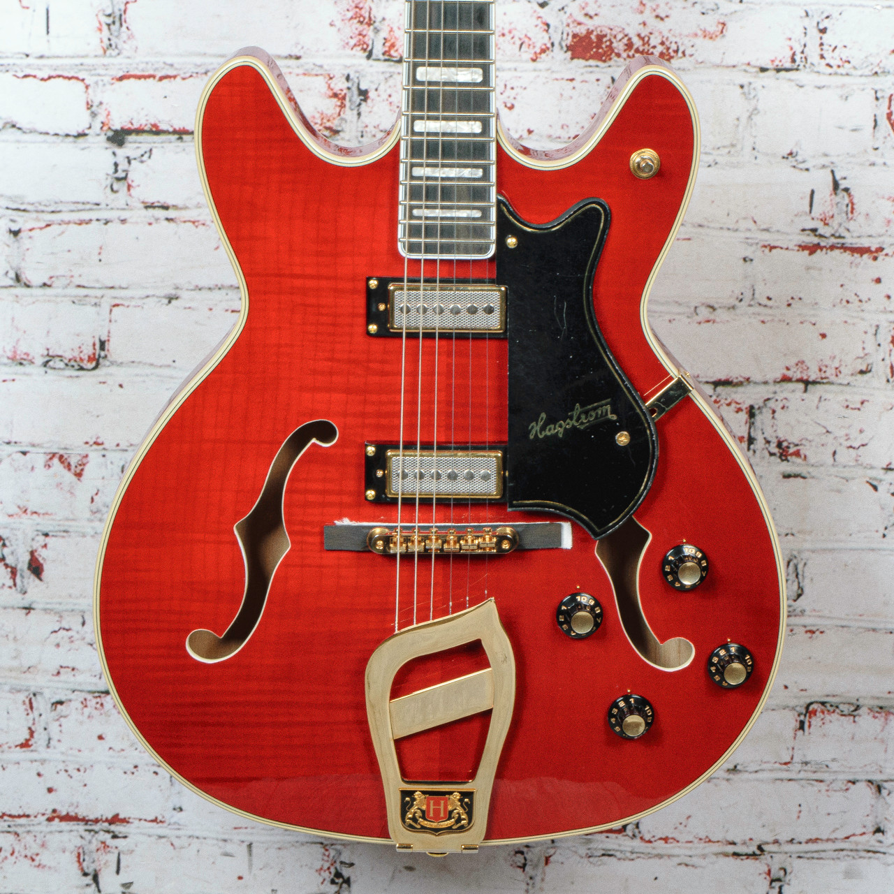 ギター HuGE CHRORORO Hagstrom - '67 Viking II - Hollow-Body Electric Guitar - Wild