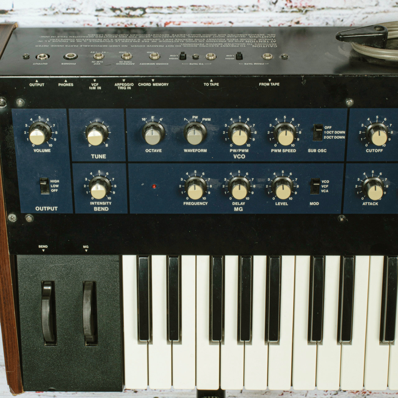 Korg - 1980's Polysix with Tubbutec MIDI - 61 Key 6 Voice Analog