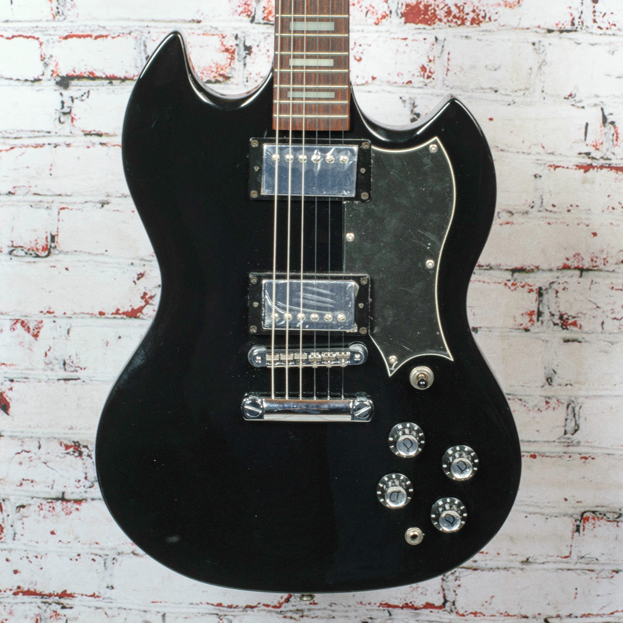 DeArmond - 2000 S-65 Electric Guitar - Gloss Black - x1142 - USED
