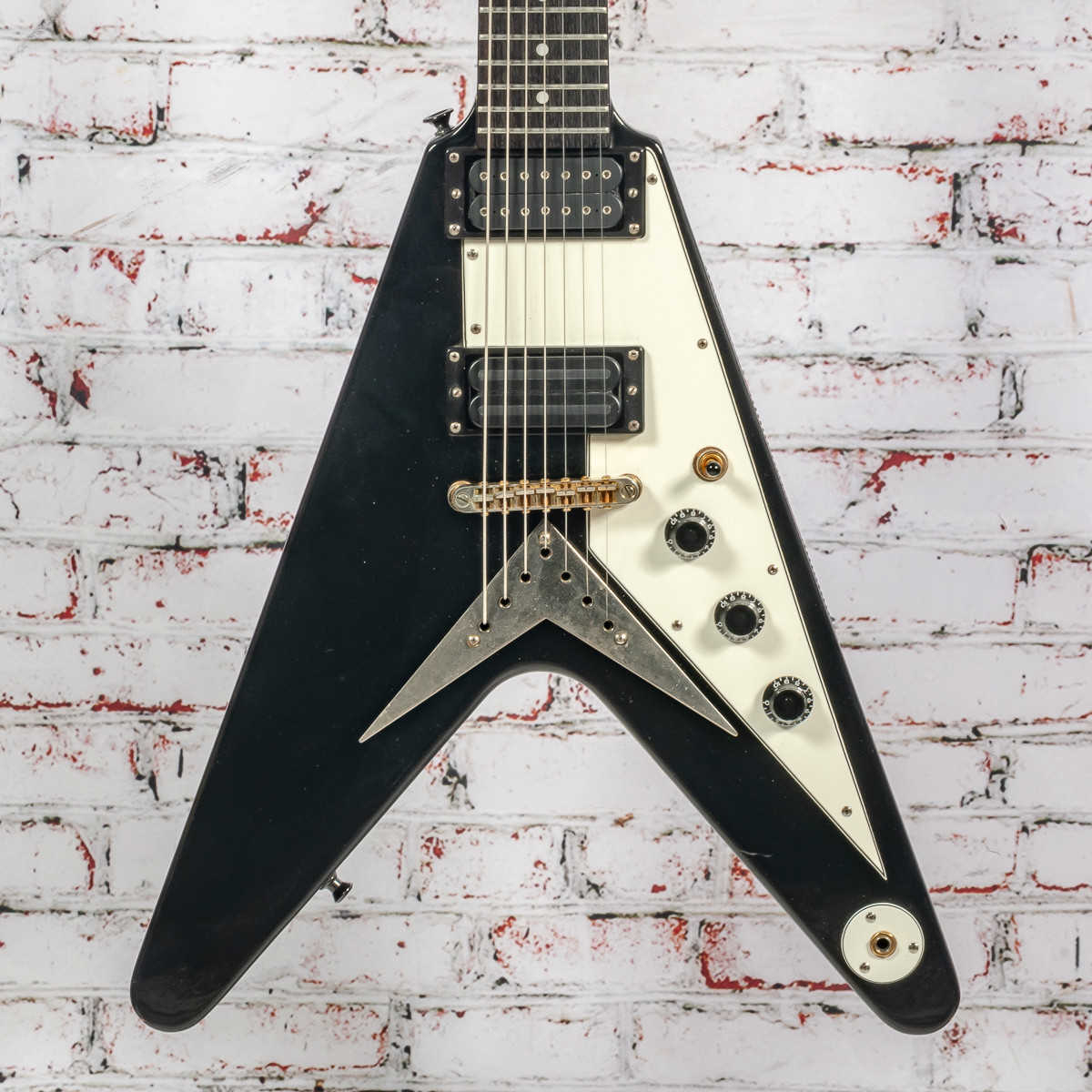 Epiphone - 2000 7 String '58 Flying V Korina - Electric Guitar w