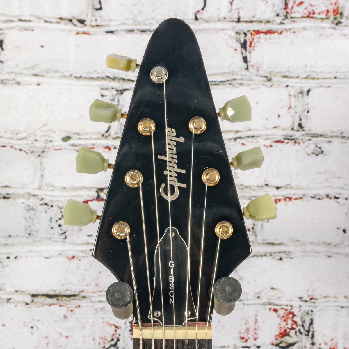 Epiphone - 2000 7 String '58 Flying V Korina - Electric Guitar w