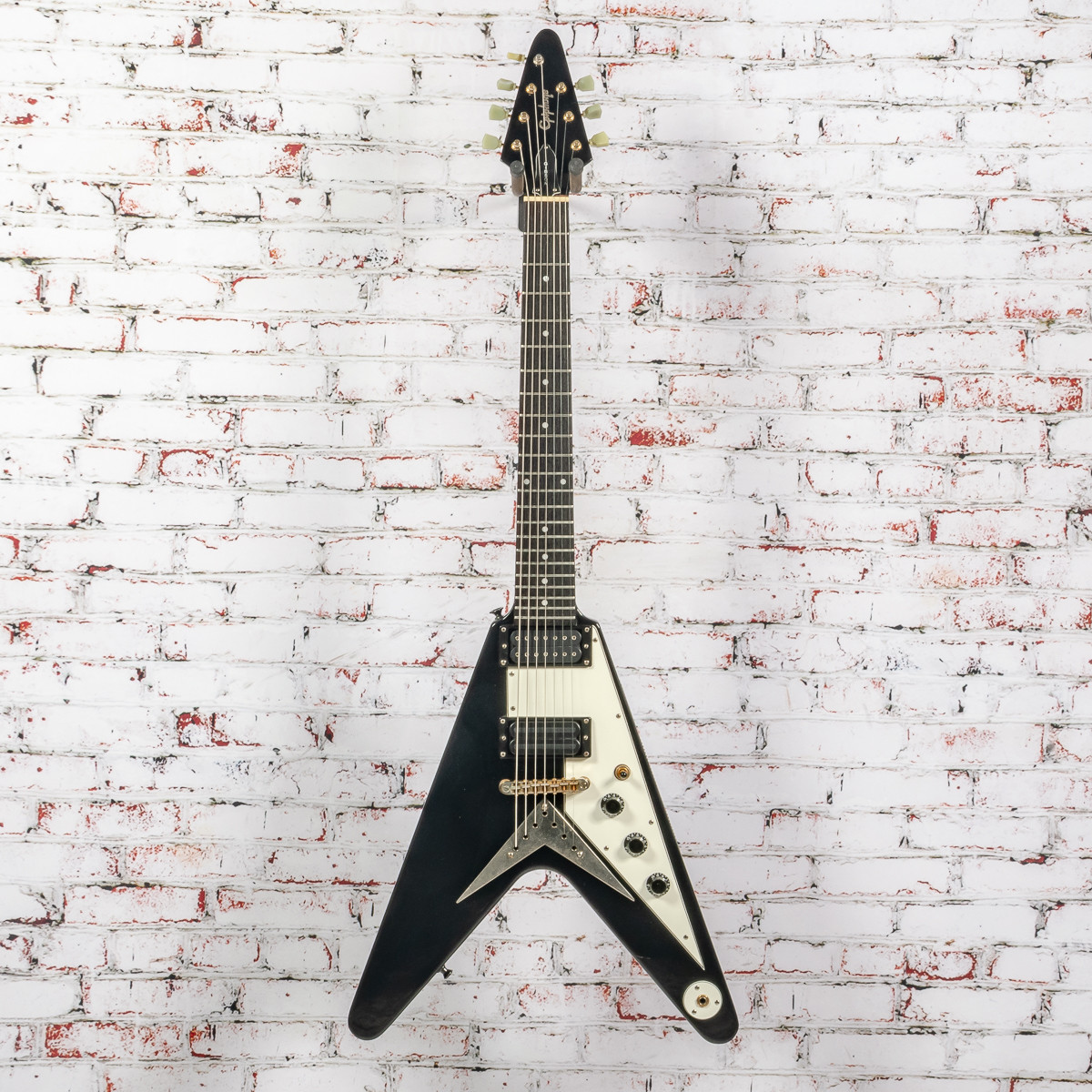 Epiphone - 2000 7 String '58 Flying V Korina - Electric Guitar w