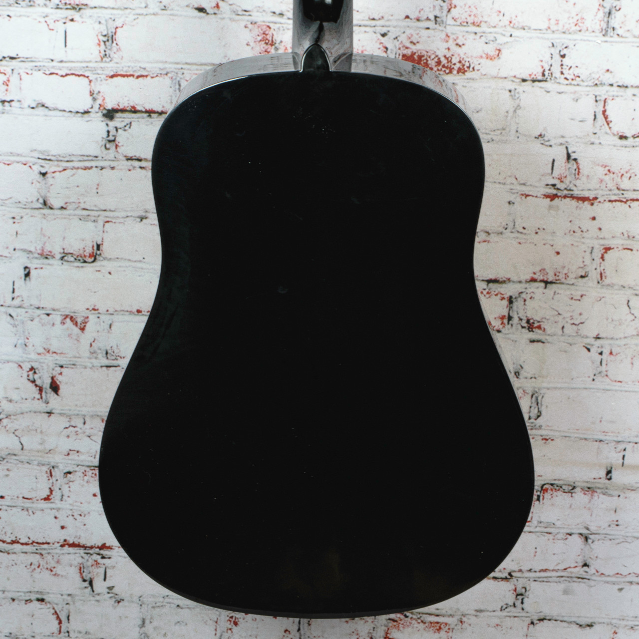 Elvis - EE-101/BK - Dreadnought Acoustic Guitar - Black x6080 USED