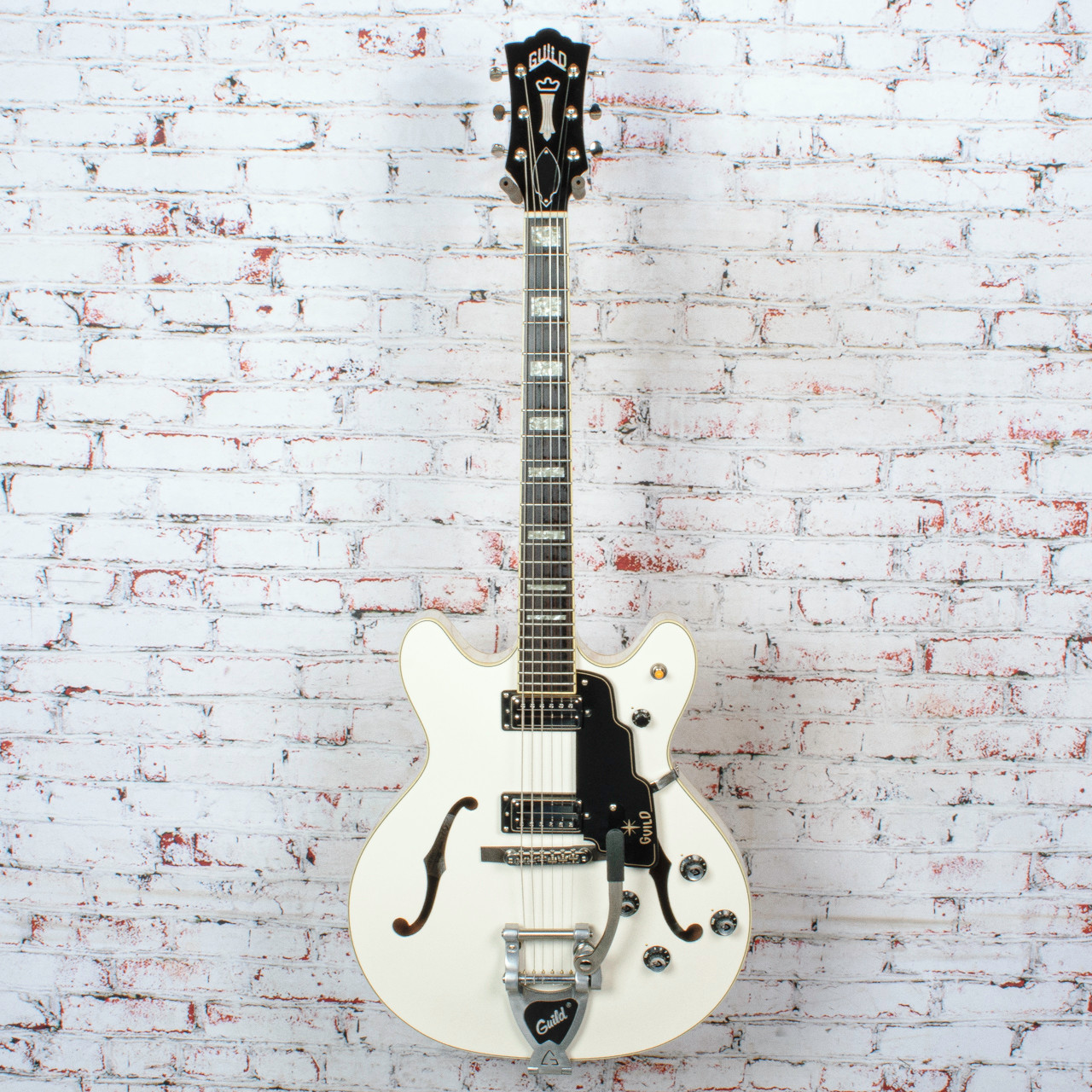 Guild - Starfire V MIK Semi-Hollow Electric Guitar - Snow Crest