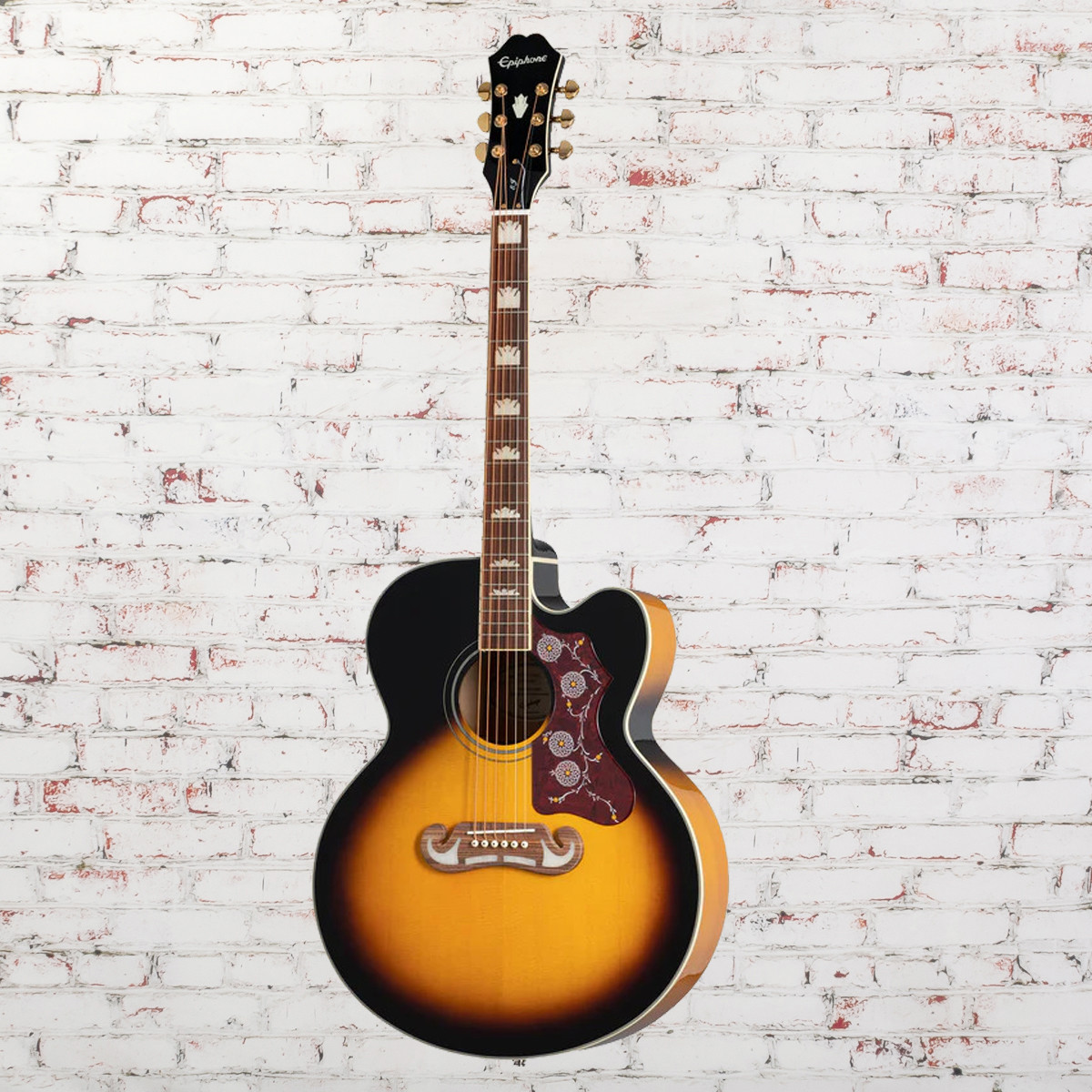 Epiphone - J-200 EC - Acoustic-Electric Guitar - Vintage Sunburst