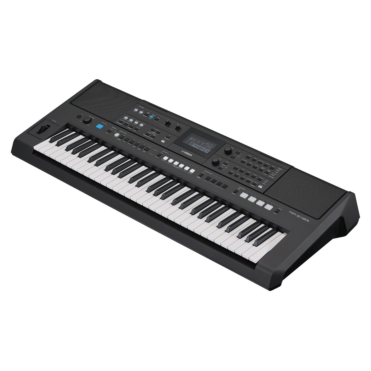 Yamaha - PSRE483 - Portable Keyboard - 61-Key - Black