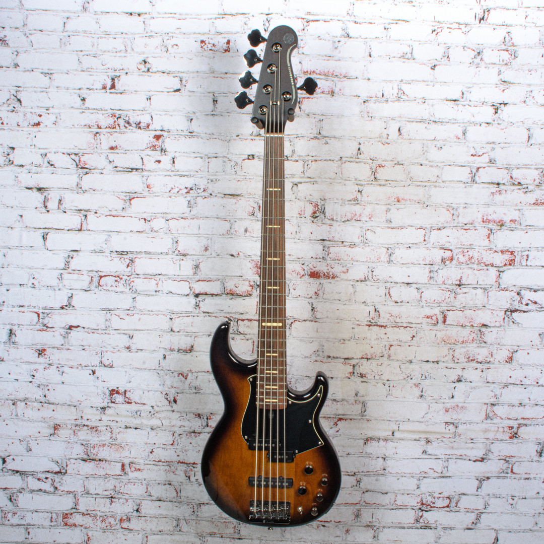 Yamaha - BB735A 5 String Bass Guitar Dark Coffee Sunburst USED