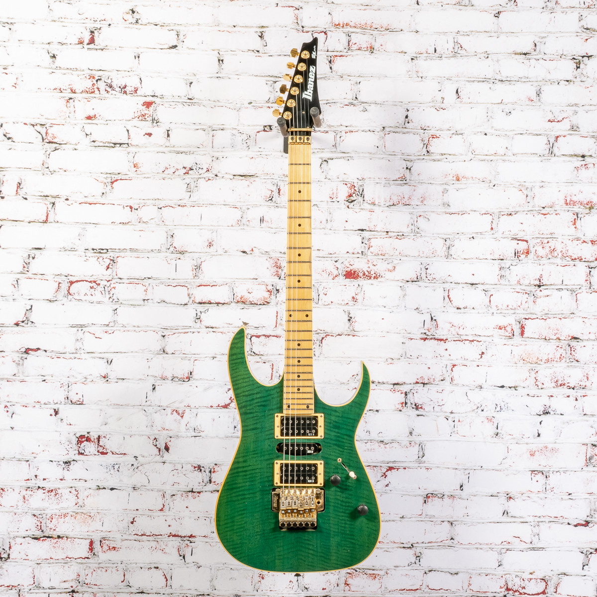 Ibanez 1990s EX 3700 - Electric Guitar - HSH - Flame Top Gold