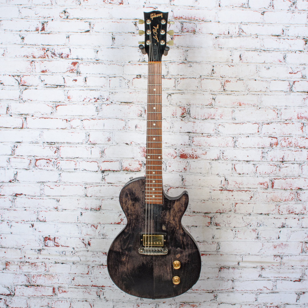 Gibson - 2016 Les Paul CM Electric Guitar Transparent Black - w