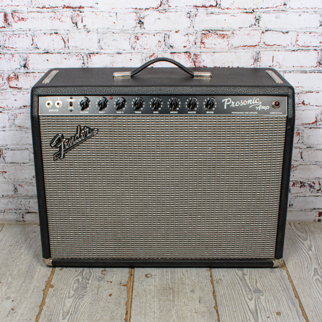 Fender Prosonic 60W 2x10 Guitar Amp Combo with Cover USED