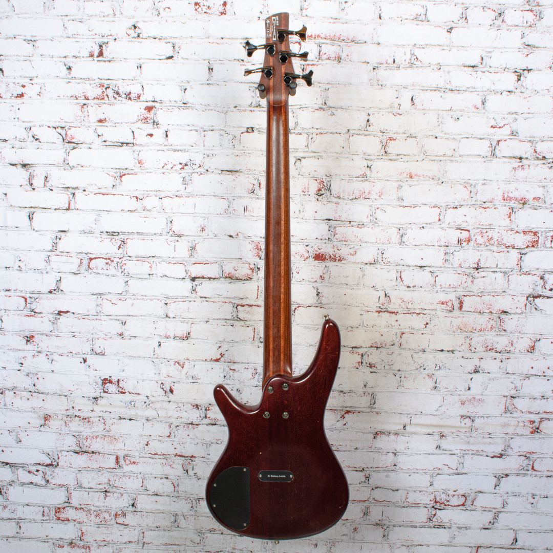 Ibanez - 2007 SDGR SR505 Brown Mahogany 5-String Electric Bass - USED