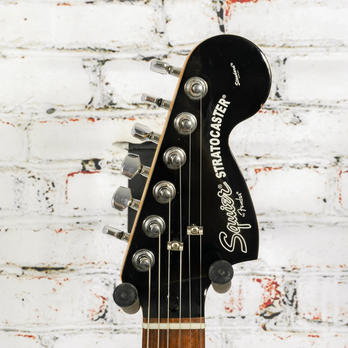 Squier - Standard Series Stratocaster Electric Guitar - Black with