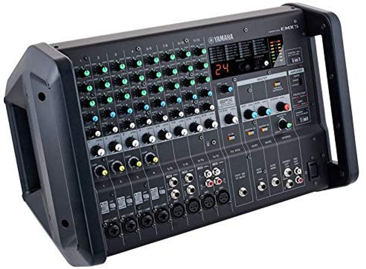 Yamaha EMX5 12-input Stereo Powered Mixer w/ DSP Effects (emx5)