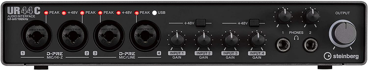 Steinberg UR44C 6x4 USB 3.0 Audio Interface with Cubase AI and