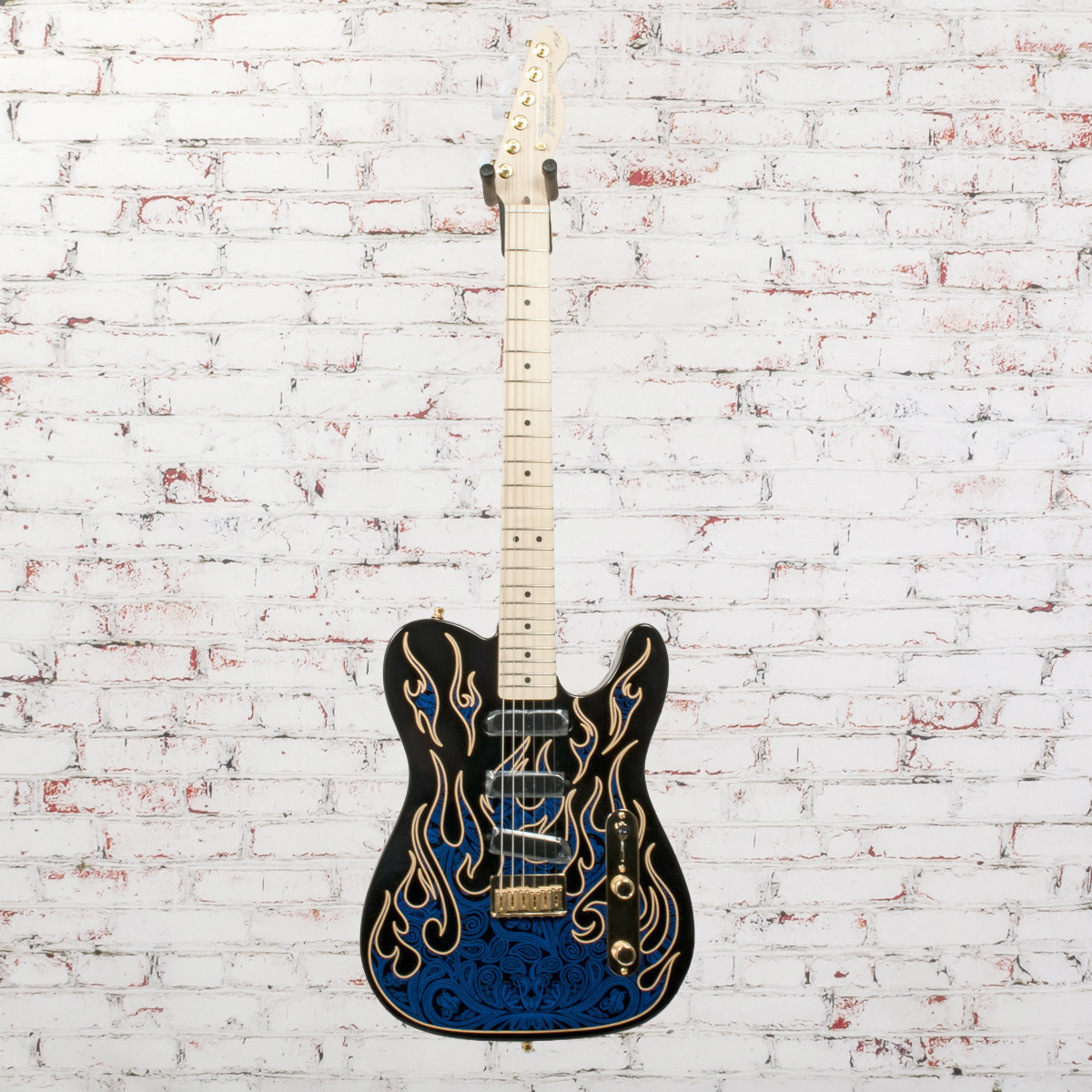 Fender James Burton TelecasterÂ® - MN - Blue Paisley Flames