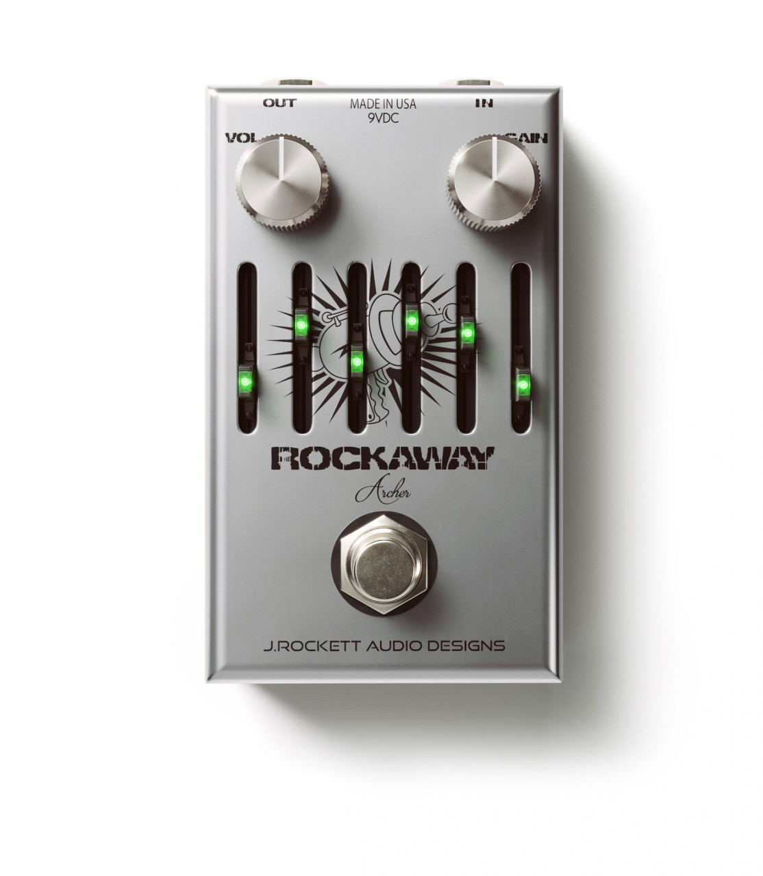 Rockett Audio Designs Rockaway Archer Overdrive Pedal (ROCKAWAYARCHER)