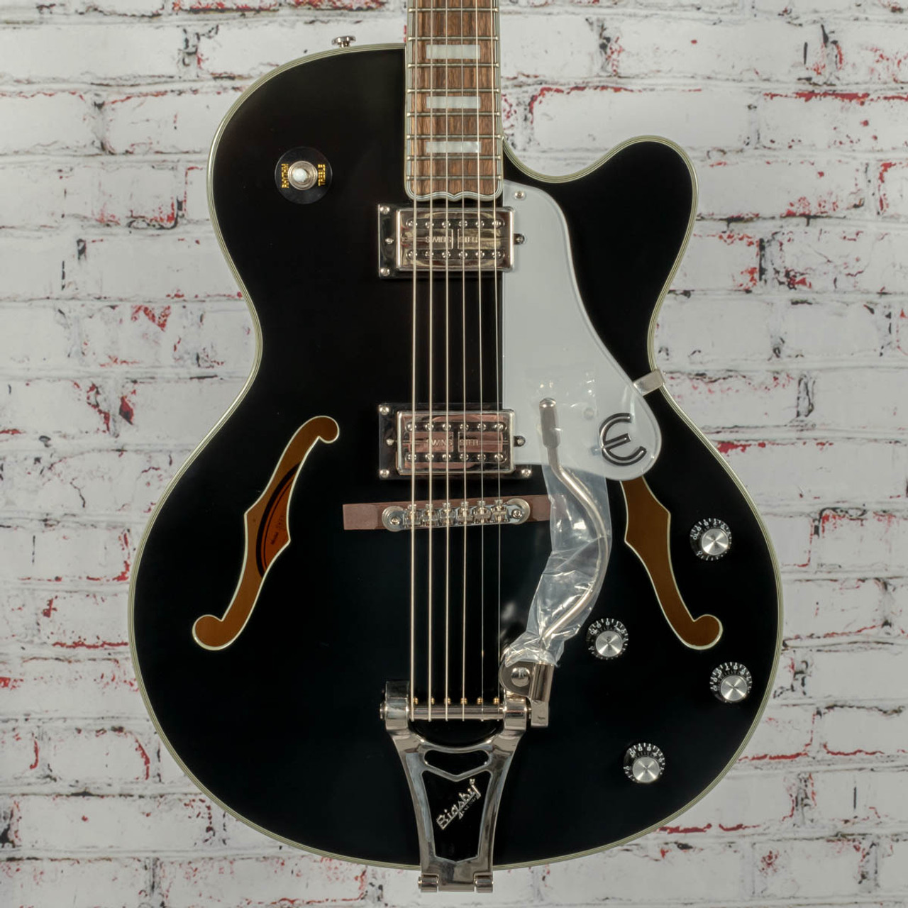 Epiphone Emperor Swingster Hollowbody - Black Aged Gloss