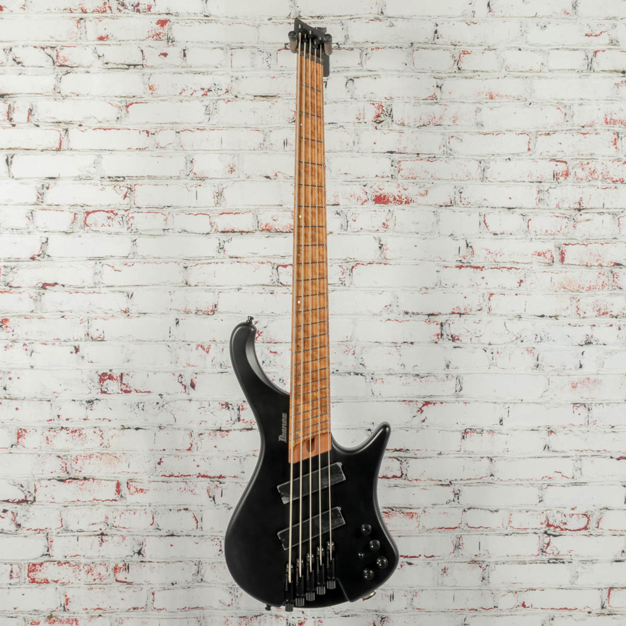 Ibanez EHB1005MS EHB Ergonomic Headless 5-String Bass Guitar Black Flat