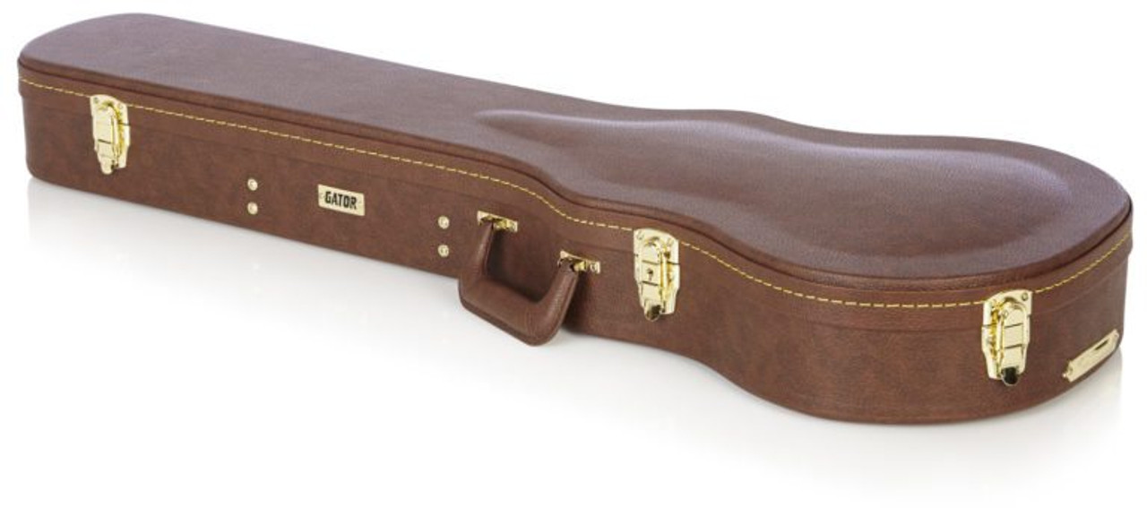 brown guitar case