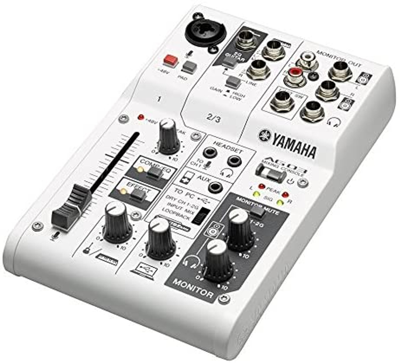 Yamaha AG03 3-Channel Mixer / 1 Microphone (AG03)